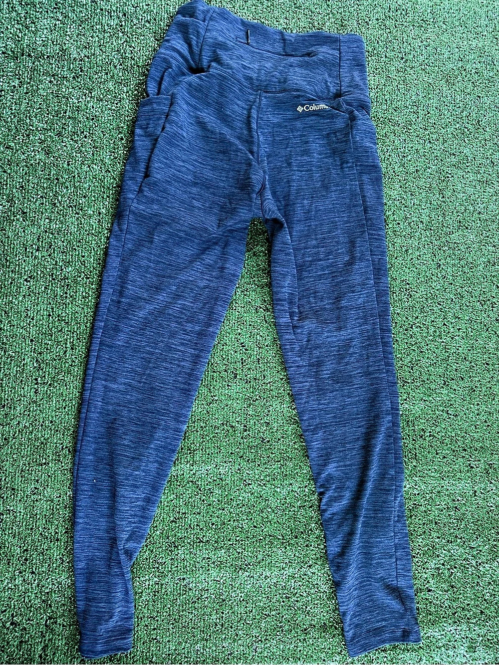 Columbia Luminescence Spacedye Leggings Blue Small